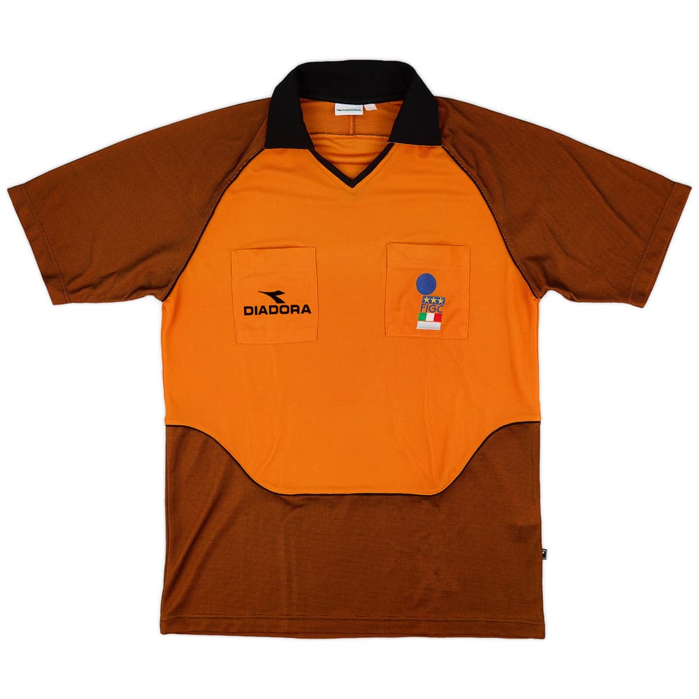 1990s Italy FIGC Diadora Referee Shirt - 8/10 - (L)