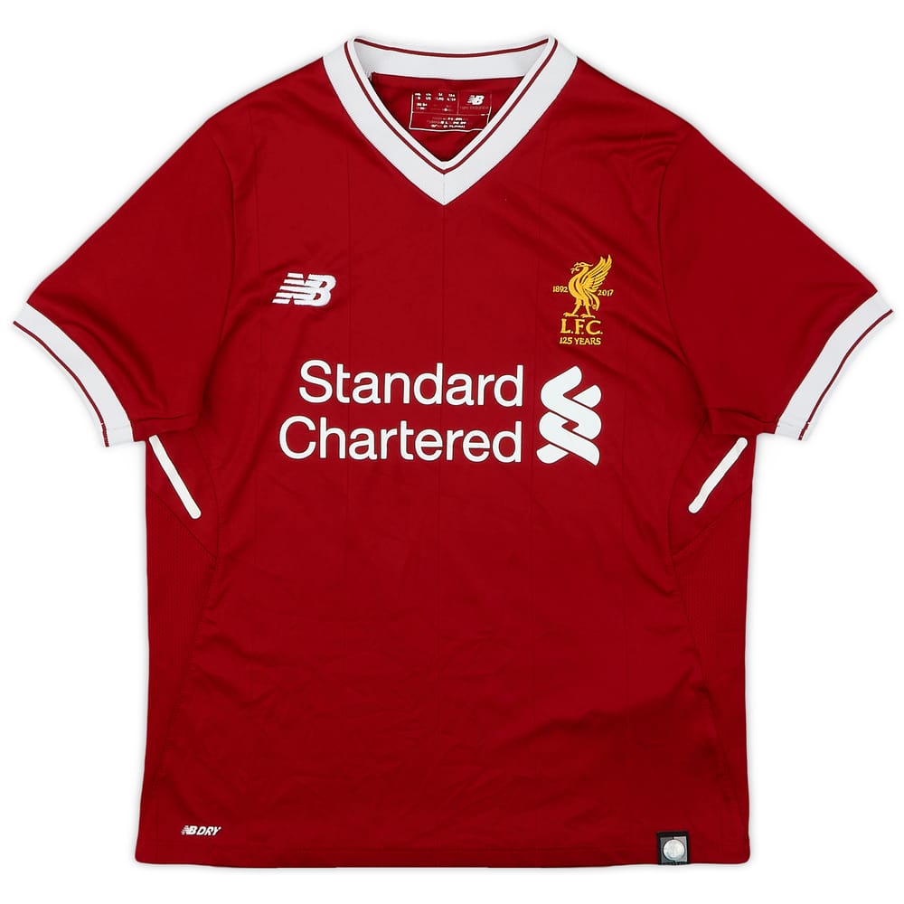 2017-18 Liverpool 125 Years Home Shirt - 8/10 - (M.Boys)