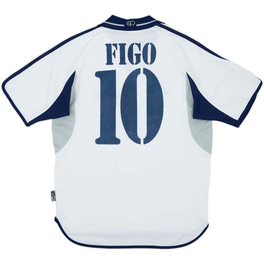2000-01 Real Madrid Home Shirt Figo #10 - 5/10 - (S)