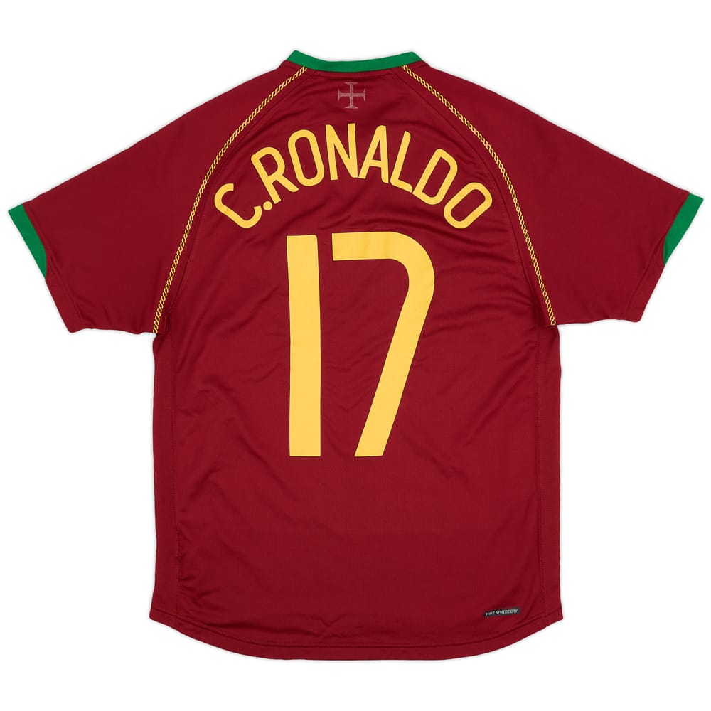 2006-08 Portugal Home Shirt C.Ronaldo #17 - 7/10 - (M)