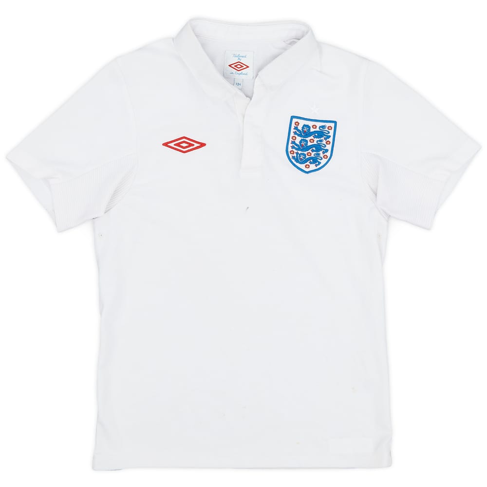 2009-10 England Home Shirt - 6/10 - (S.Boys)