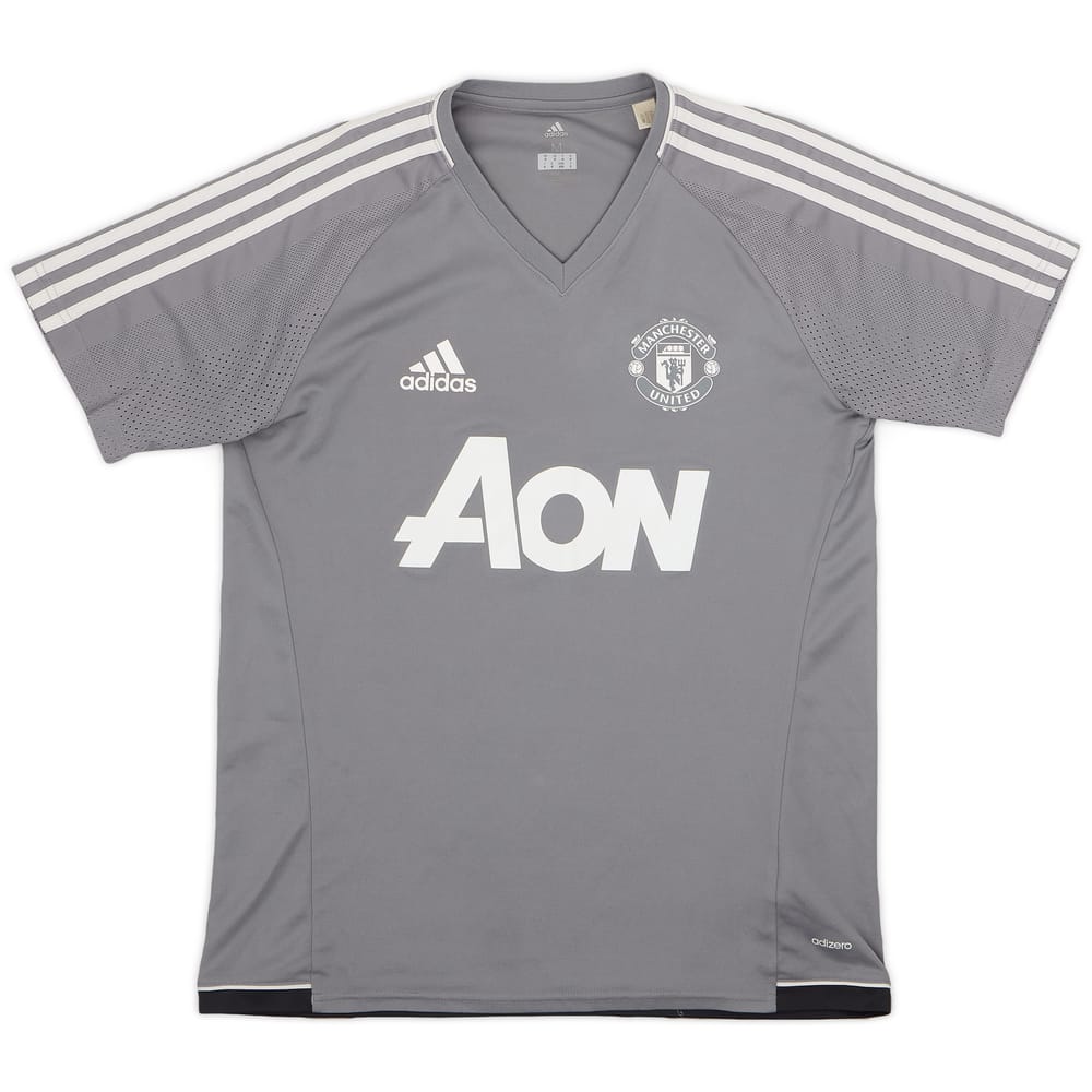 2017-18 Manchester United adidas Training Shirt - 8/10 - (M)