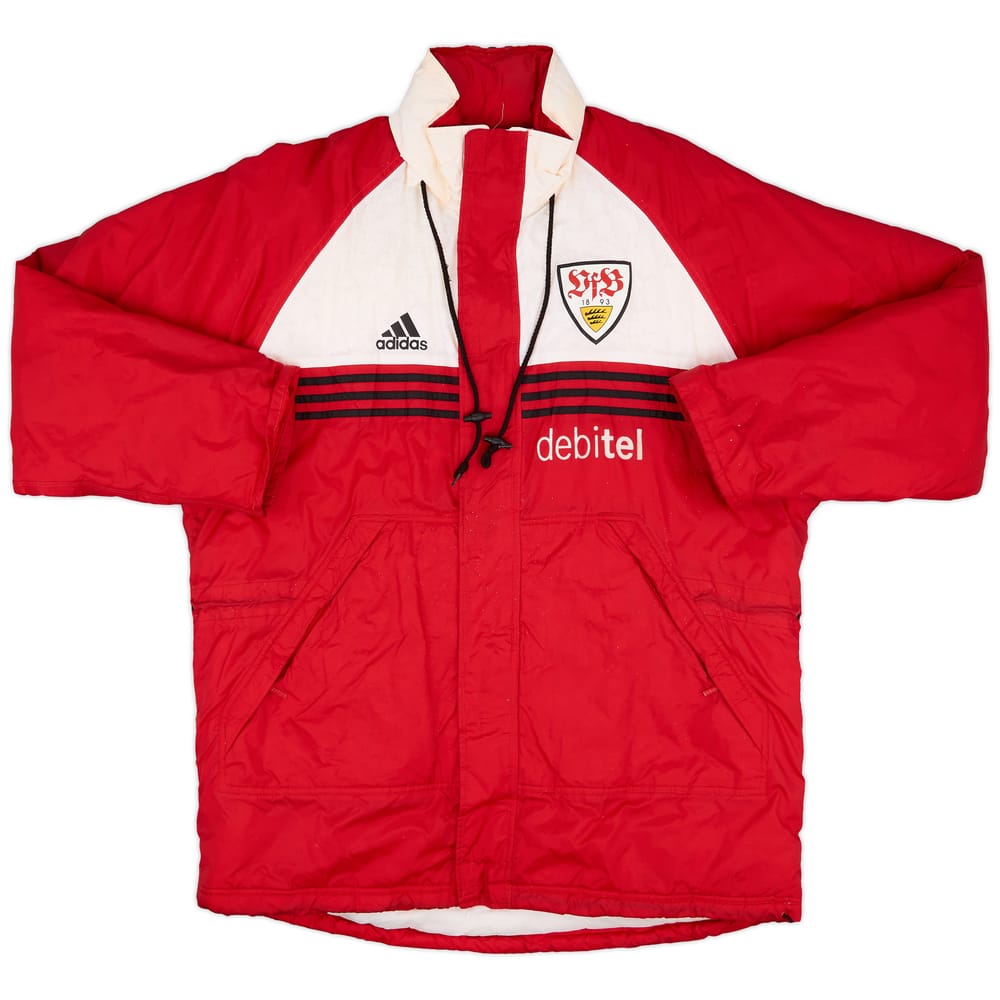 1998-00 Stuttgart adidas Padded Bench Coat - 5/10 - (XL)