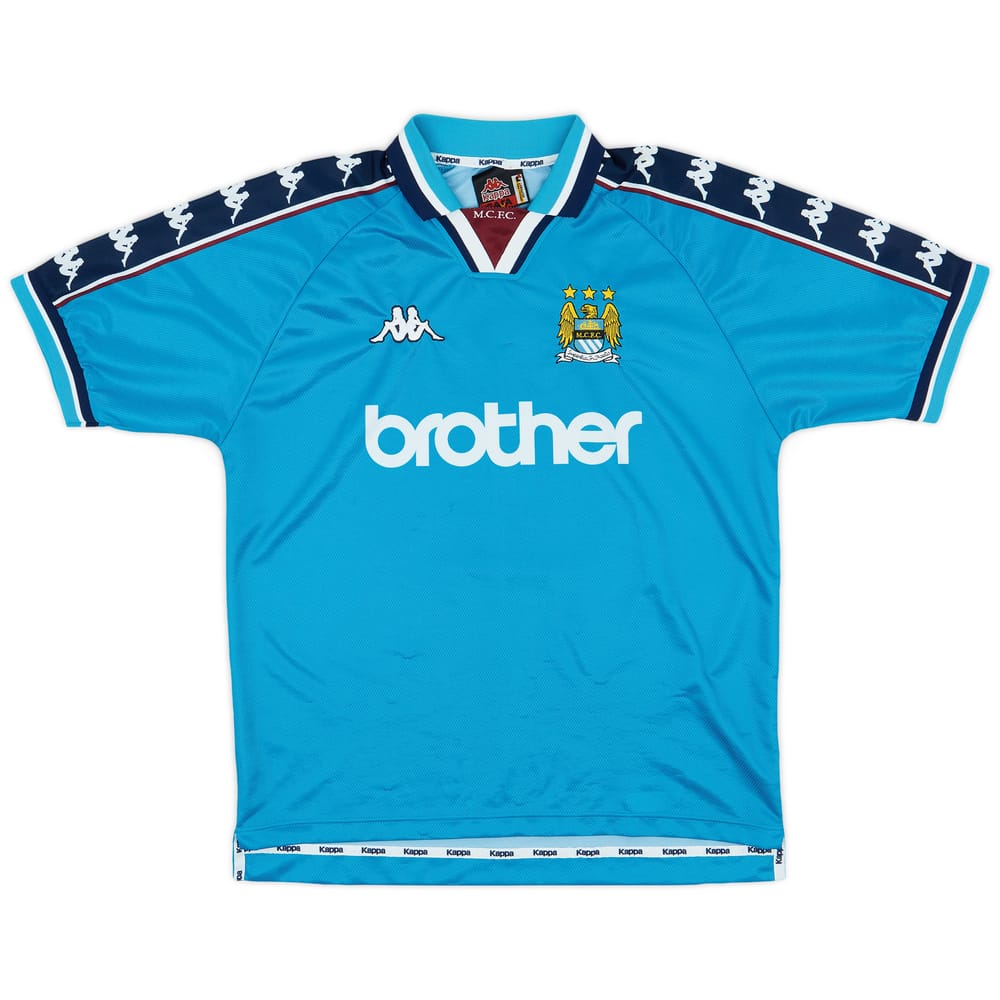 1997-99 Manchester City Home Shirt - 8/10 - (L)