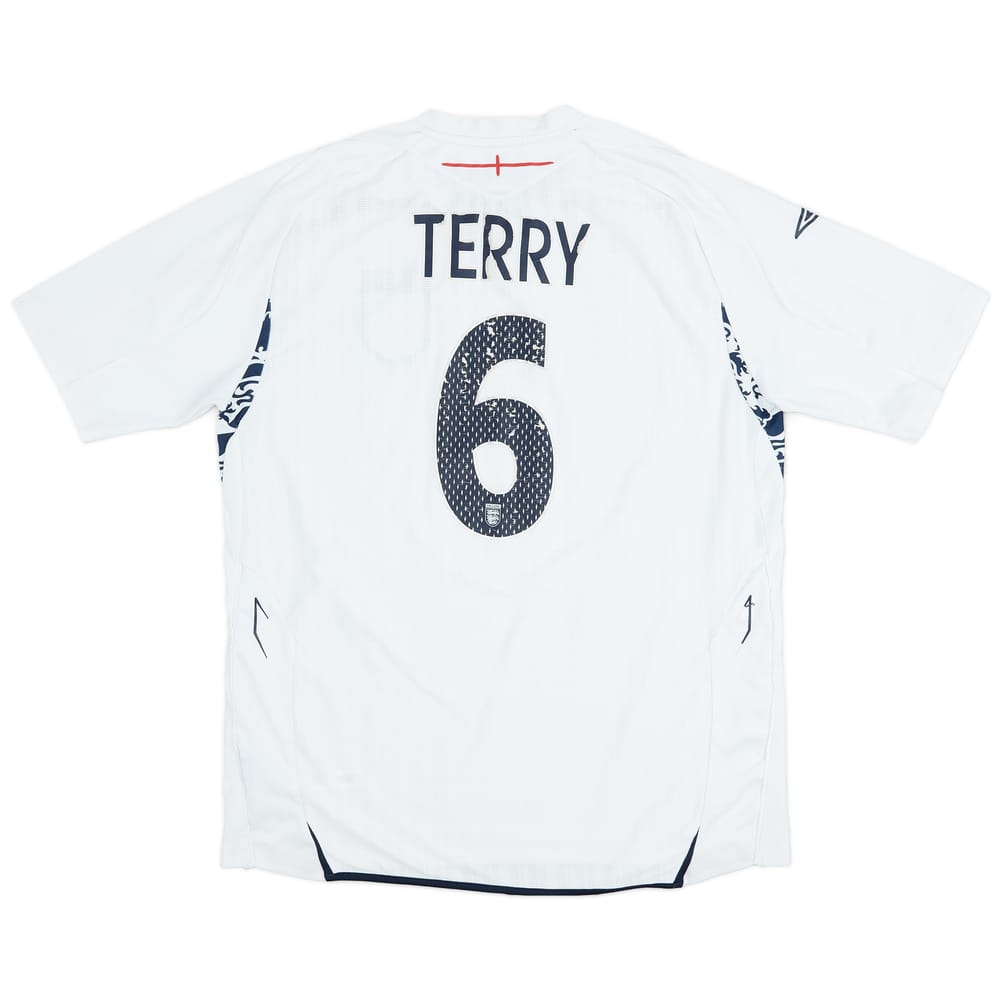 2007-09 England Home Shirt Terry #6 - 5/10 - (XL)