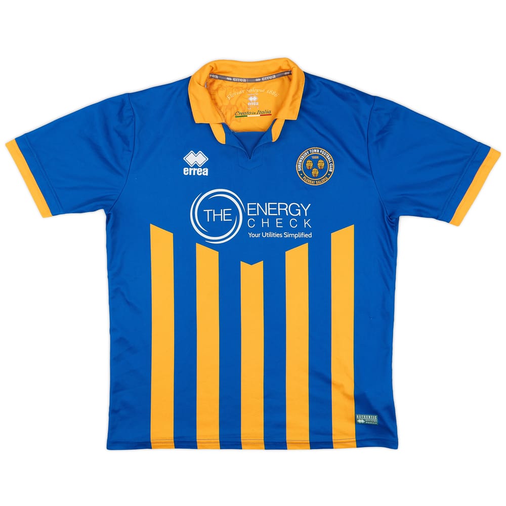 2017-18 Shrewsbury Home Shirt - 9/10 - (L)