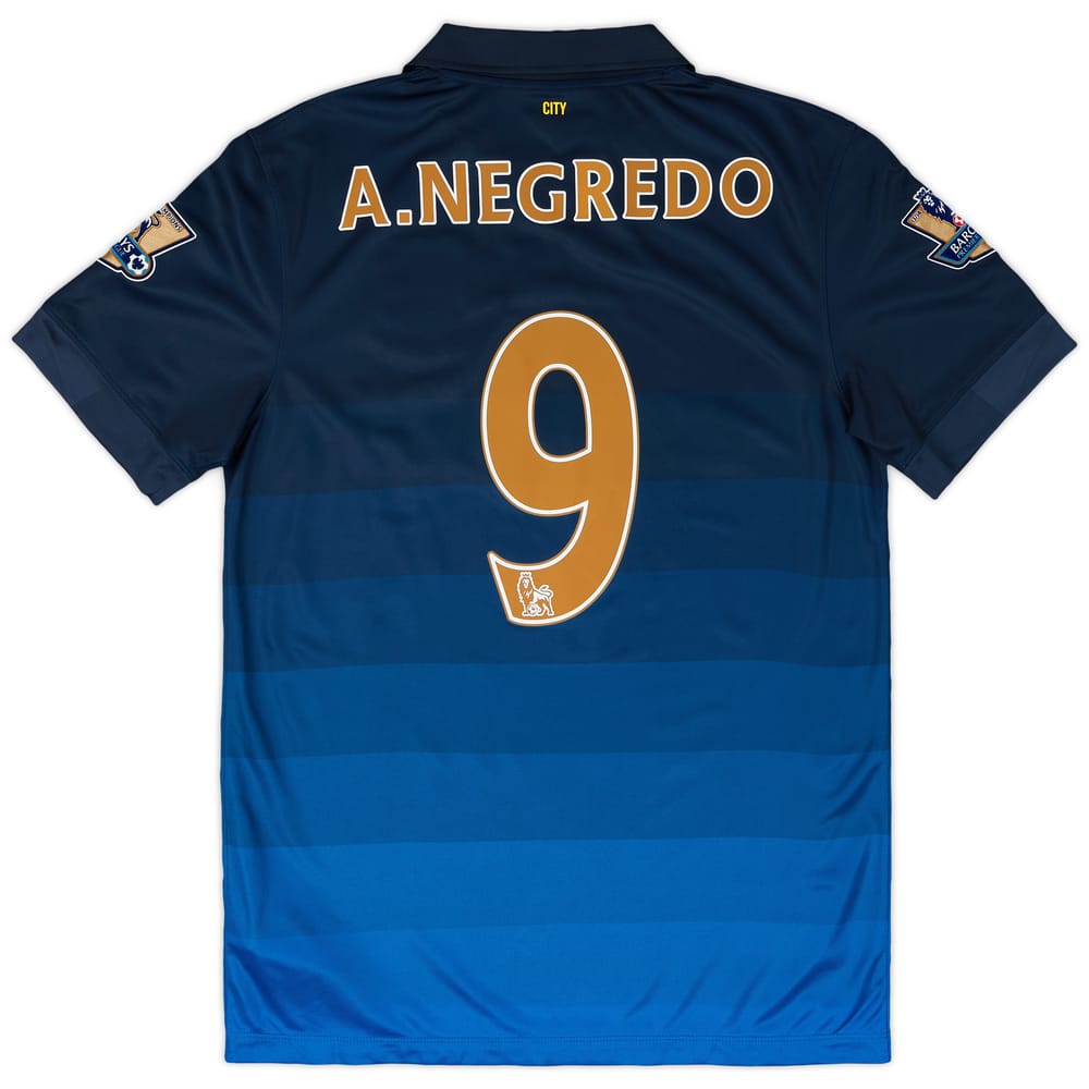 2014-15 Manchester City Away Shirt A.Negredo #9 (M)