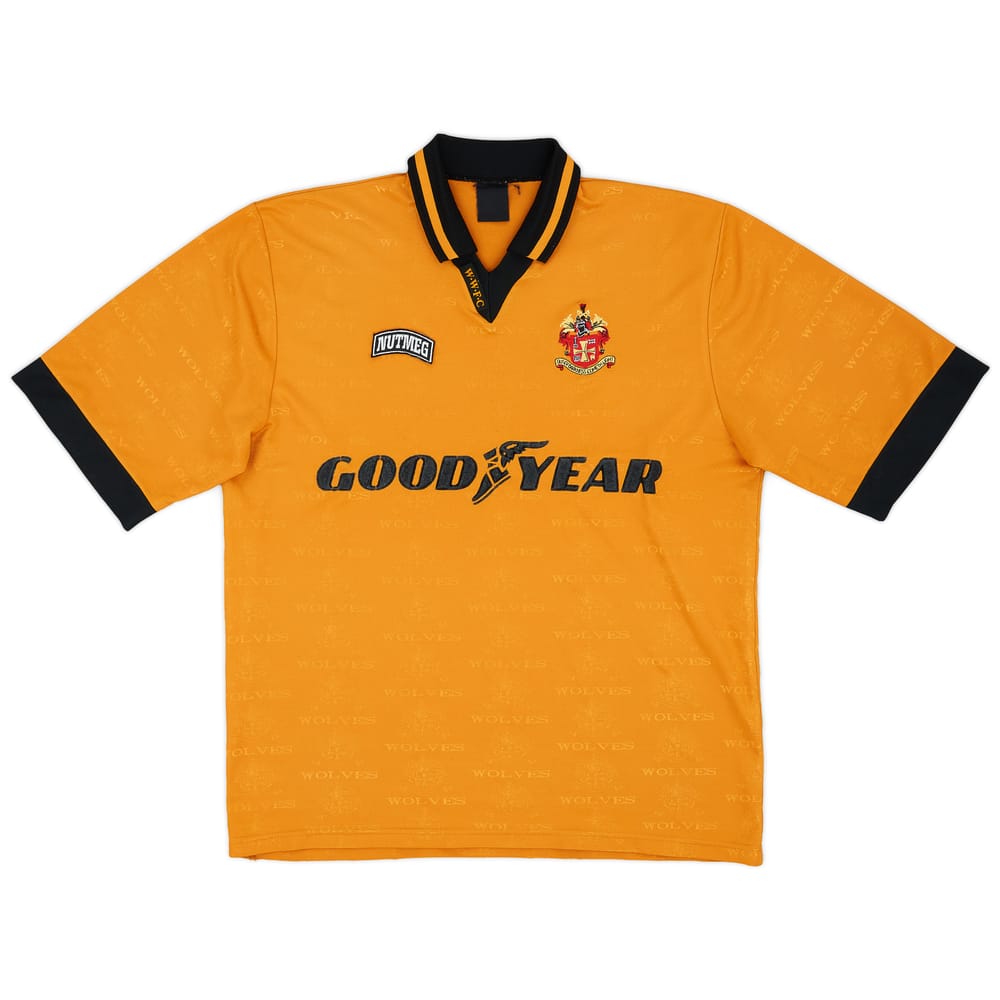 1995-96 Wolves Home Shirt - 8/10 - (XL)