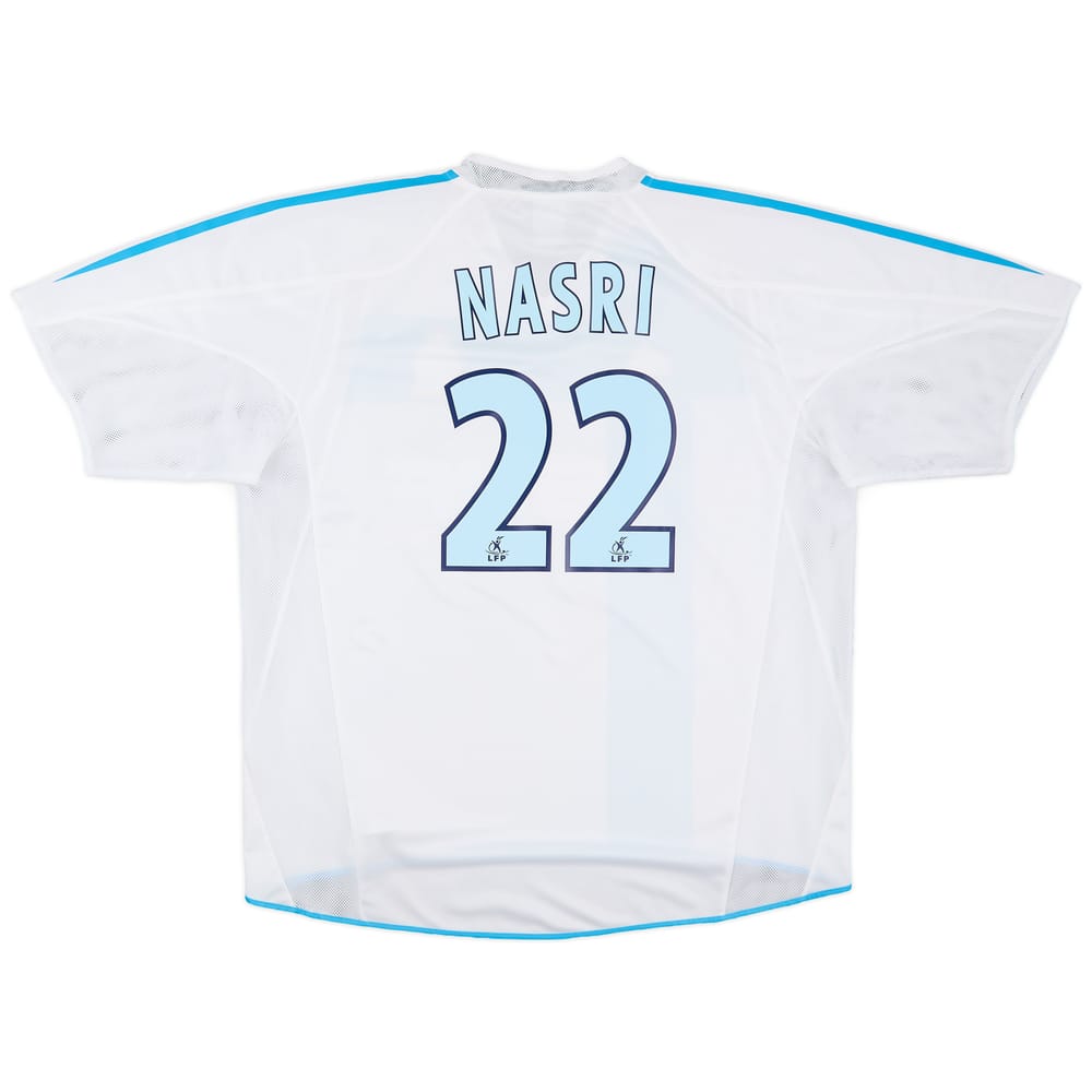 2004-05 Olympique Marseille Home Shirt Nasri #22 - 8/10 - (XL)