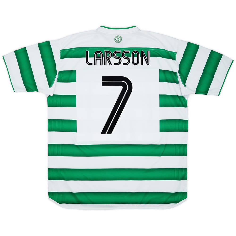 2003-04 Celtic Home Shirt Larsson #7 - 7/10 - (XL)