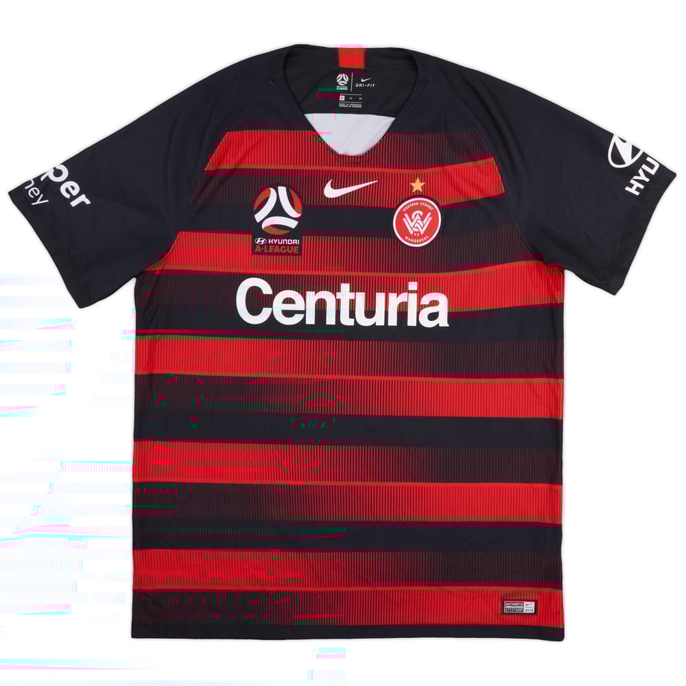2018-19 Western Sydney Wanderers Home Shirt - 9/10 - (XL)