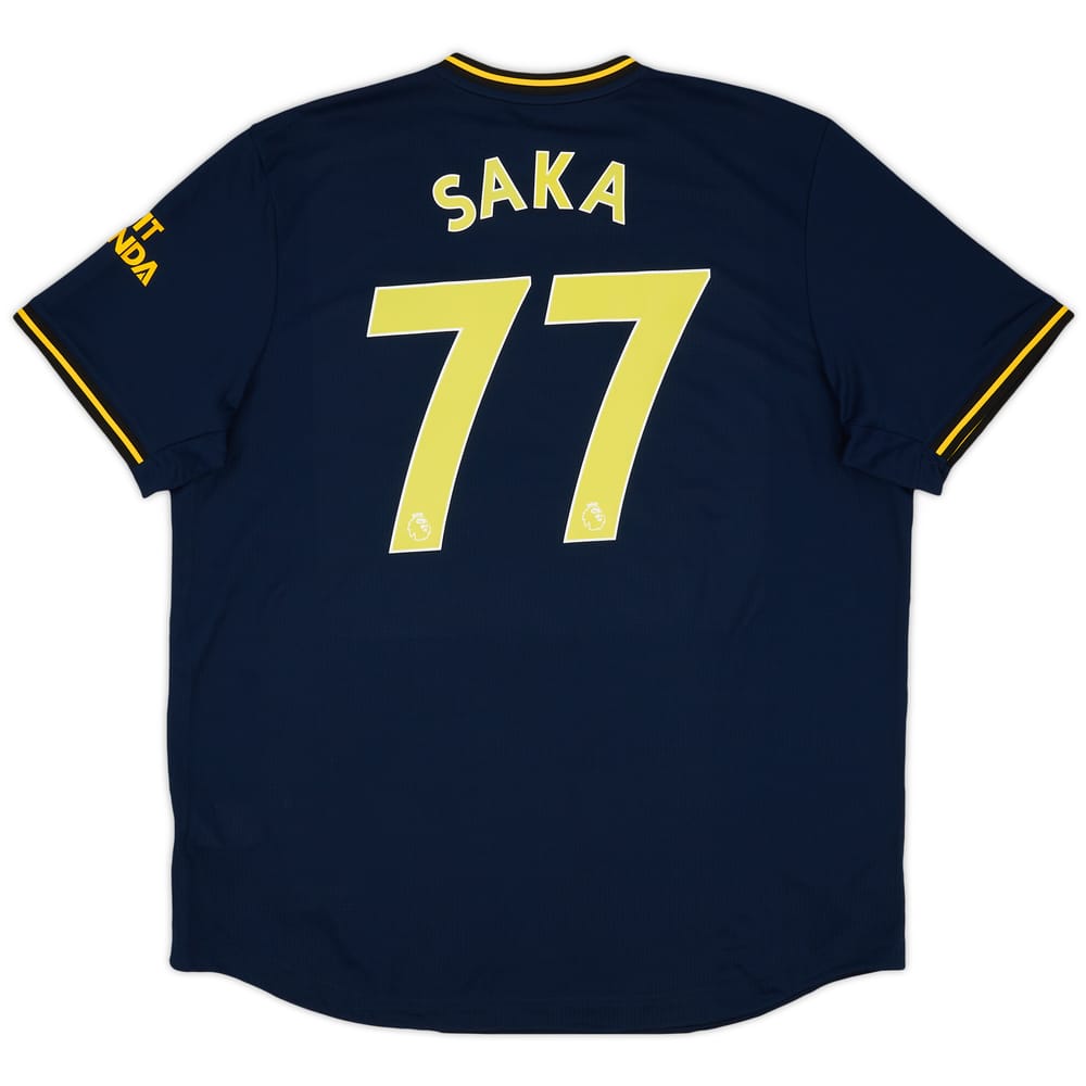 2019-20 Arsenal Authentic Third Shirt Saka #77 (XXL)