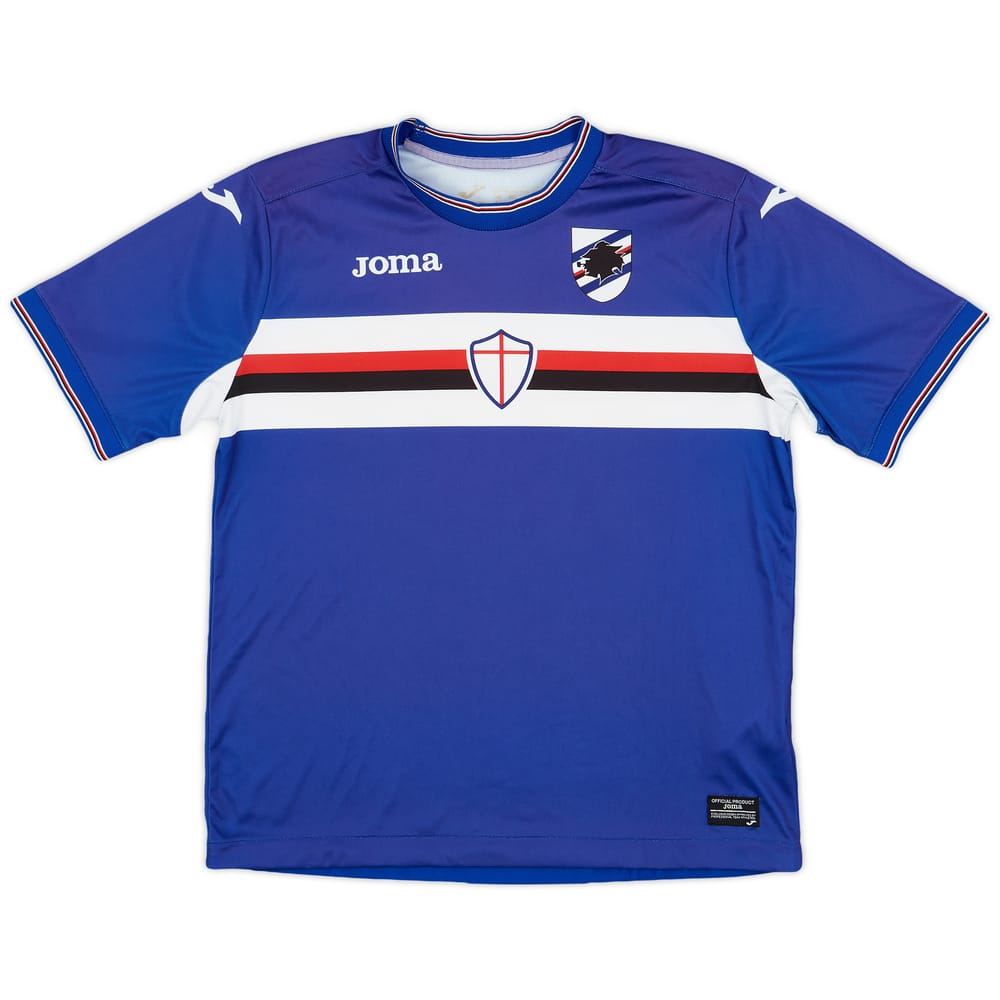 2017-18 Sampdoria Home Shirt #16 - 8/10 - (L.Boys)