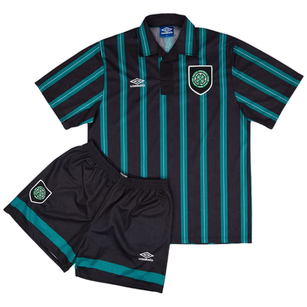 1992-93 Celtic Away Full Kit - 9/10 - (XL)