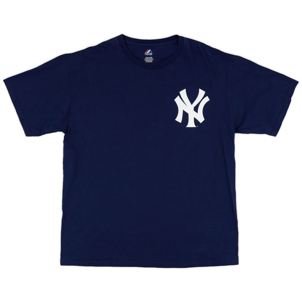 2011 New York Yankees Majestic Tee - 9/10 - (XL)