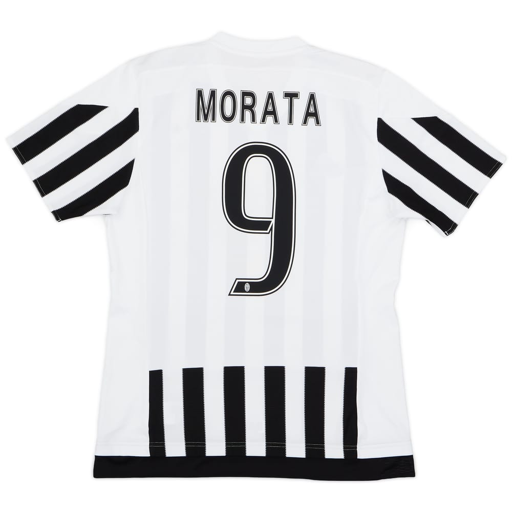 2015-16 Juventus Home Shirt Morata #9 - 9/10 - (M)