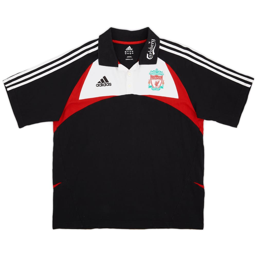 2007-08 Liverpool adidas Polo Shirt - 7/10 - (L)