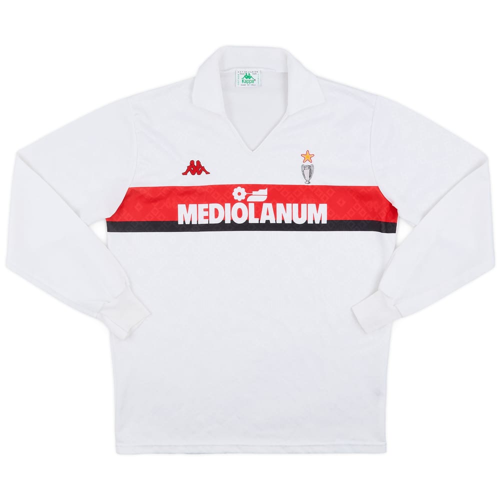 1989-90 AC Milan Away L/S Shirt - 9/10 - (L)