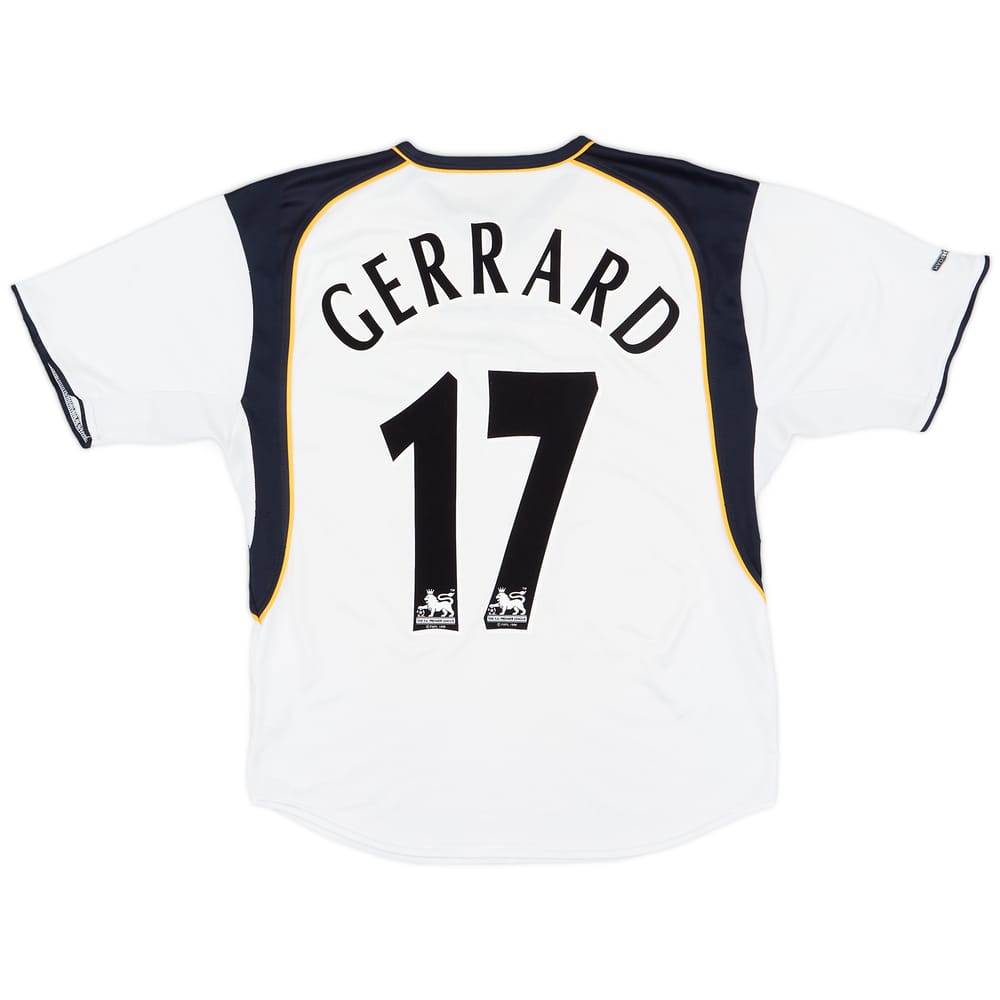 2001-03 Liverpool Away Shirt Gerrard #17 - 5/10 - (M)