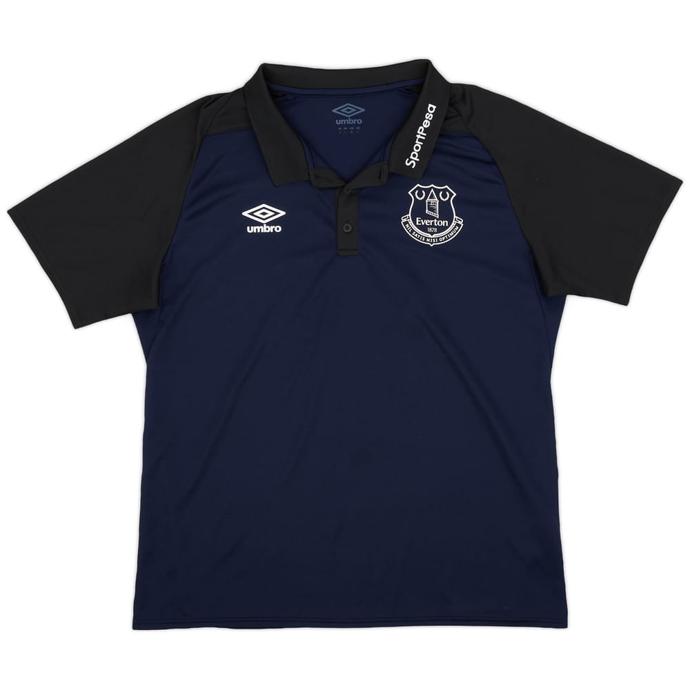 2017-18 Everton Umbro Polo Shirt - 9/10 - (L)