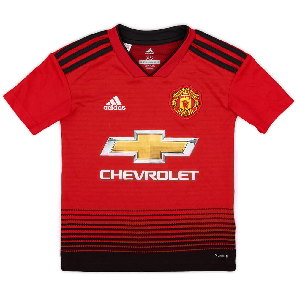 2018-19 Manchester United Home Shirt - 8/10 - (7-8 Years)