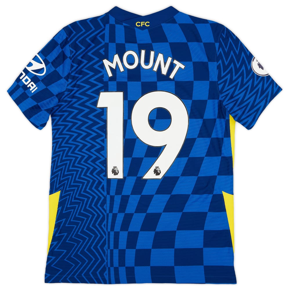 2021-22 Chelsea Authentic Home Shirt Mount #19 - 8/10 - (M)