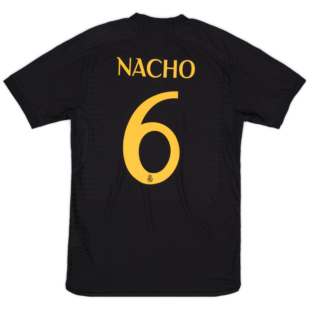 2023-24 Real Madrid Authentic Third Shirt Nacho #6 - 9/10 - (M)
