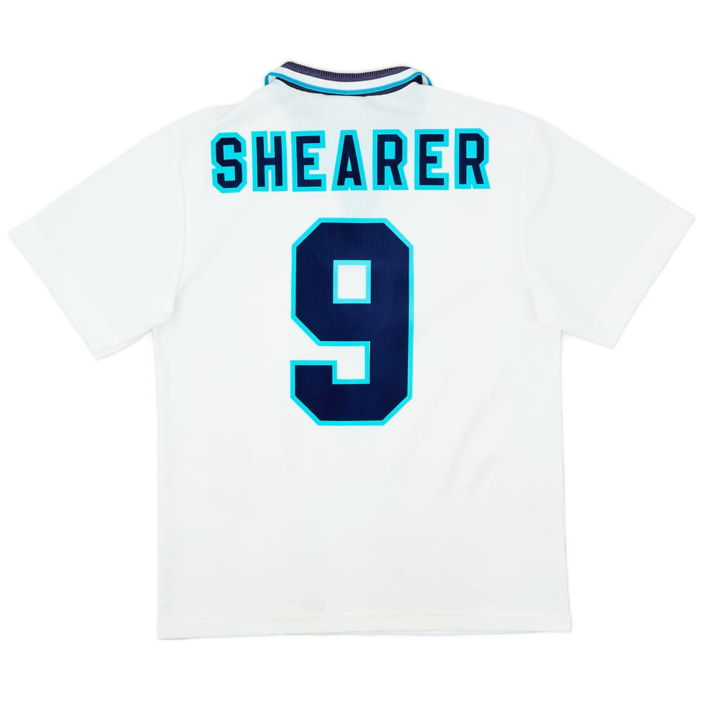 1995-97 England Home Shirt Shearer #9 - 8/10 - (M)
