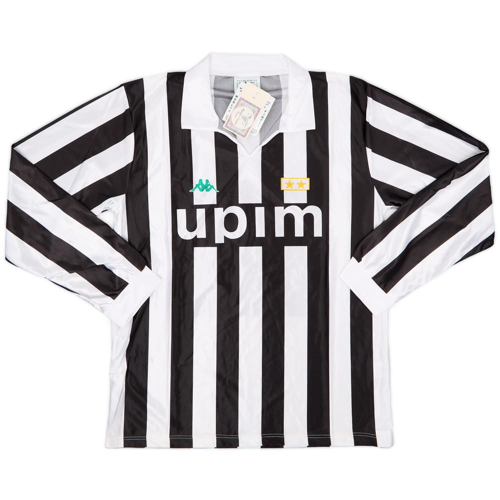 1990-92 Juventus Basic Home L/S Shirt (XL)