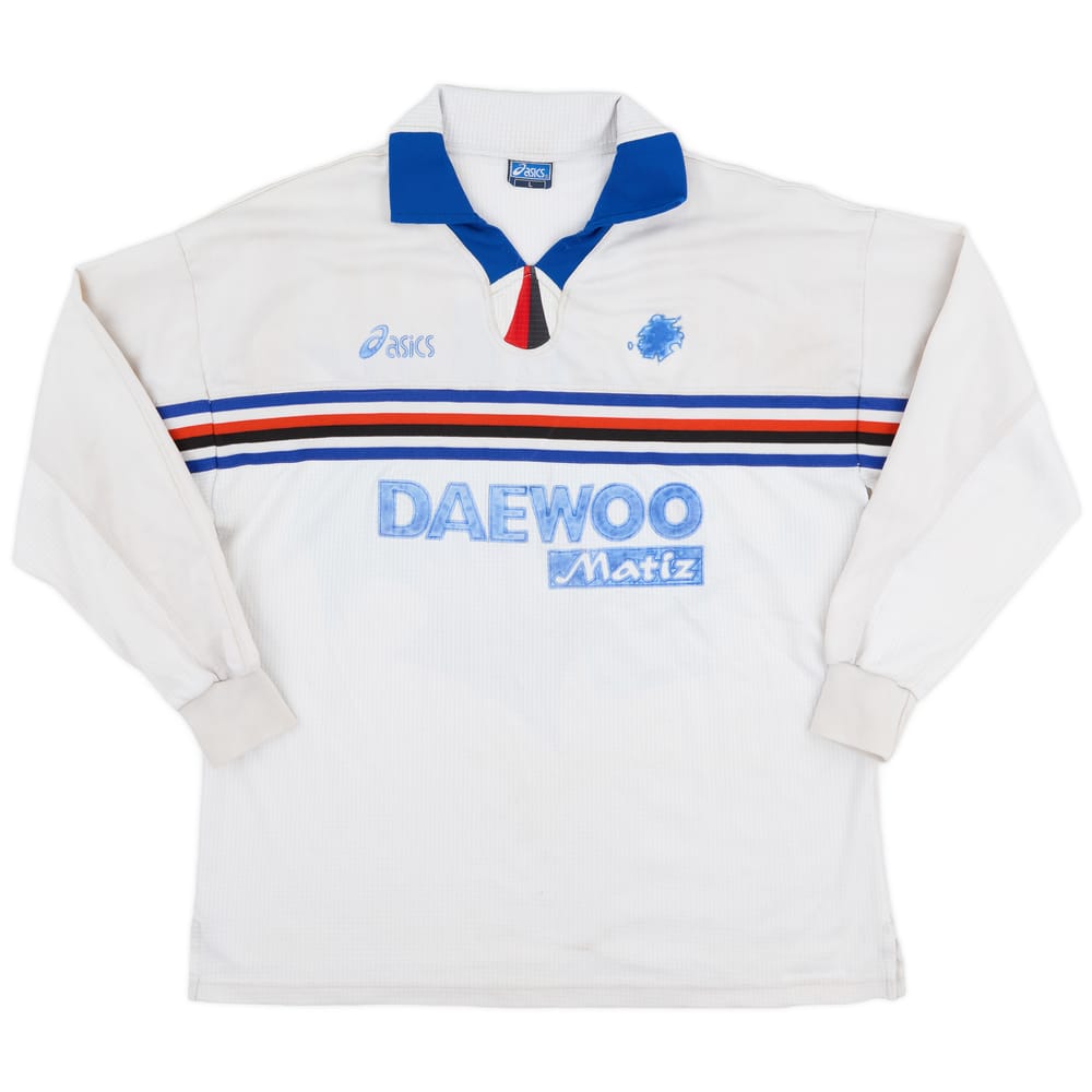 1998-99 Sampdoria Away L/S Shirt - 4/10 - (L)