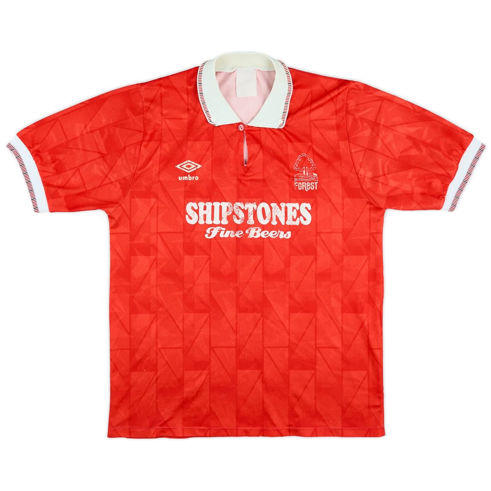 1990-92 Nottingham Forest Home Shirt #9 - 3/10 - (M)