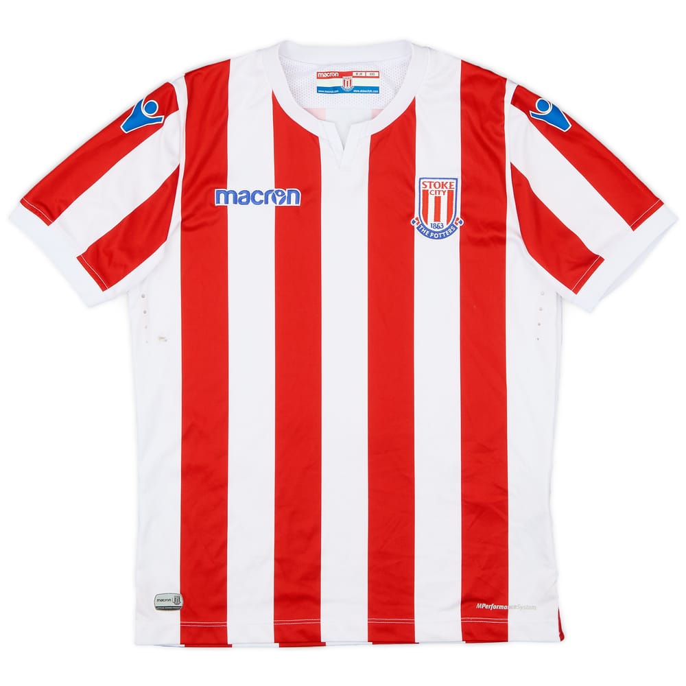 2018-19 Stoke City Home Shirt - 9/10 - (M.Boys)