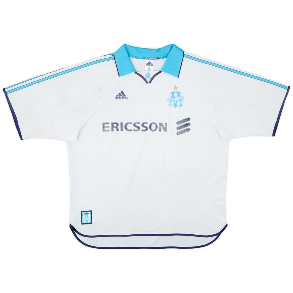 1999-00 Olympique Marseille Home Shirt - 5/10 - (XL)