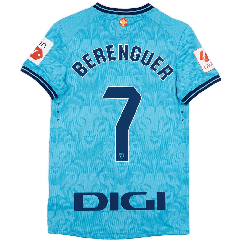 2023-24 Athletic Bilbao Match Issue Away Shirt Berenguer #7
