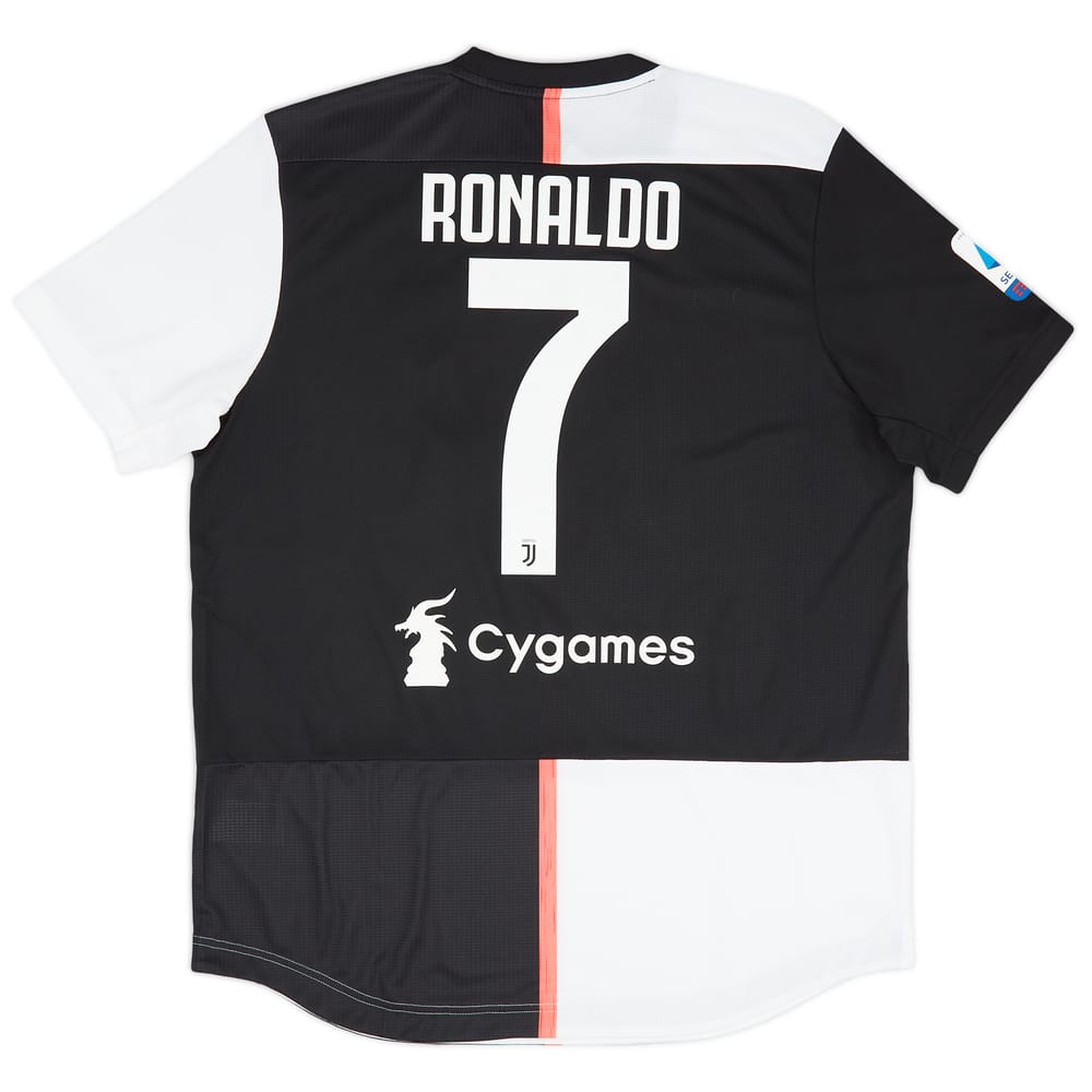 2019-20 Juventus Player Issue Home Shirt Ronaldo #7 (L/XL)