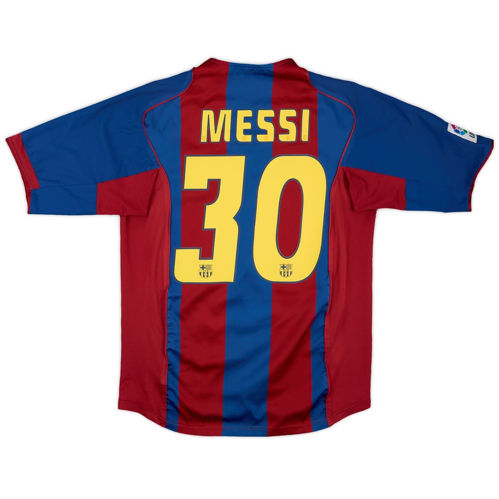 2004-05 Barcelona Home Shirt Messi #30 - 6/10 - (M)