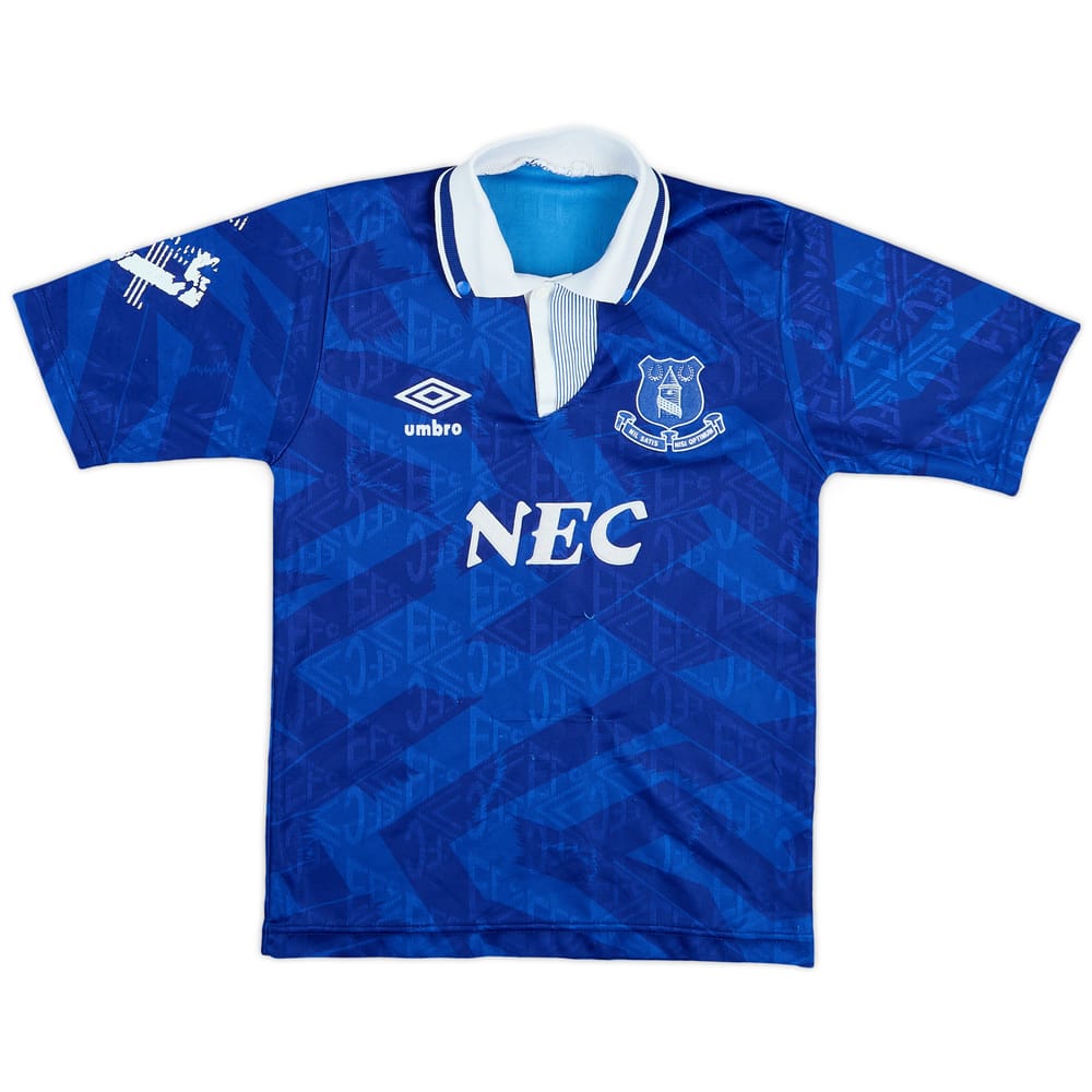 1991-93 Everton Home Shirt - 7/10 - (M.Boys)