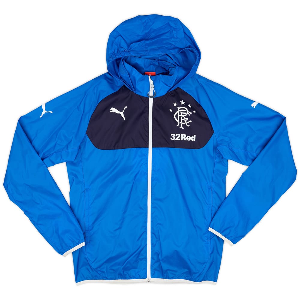 2014-15 Rangers Puma Hooded Rain Jacket - 8/10 - (M)
