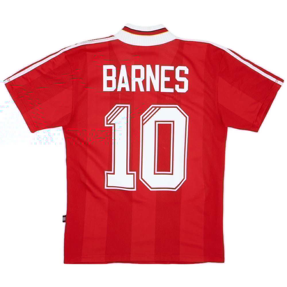 1995-96 Liverpool Home Shirt Barnes #10 - 8/10 - (S)