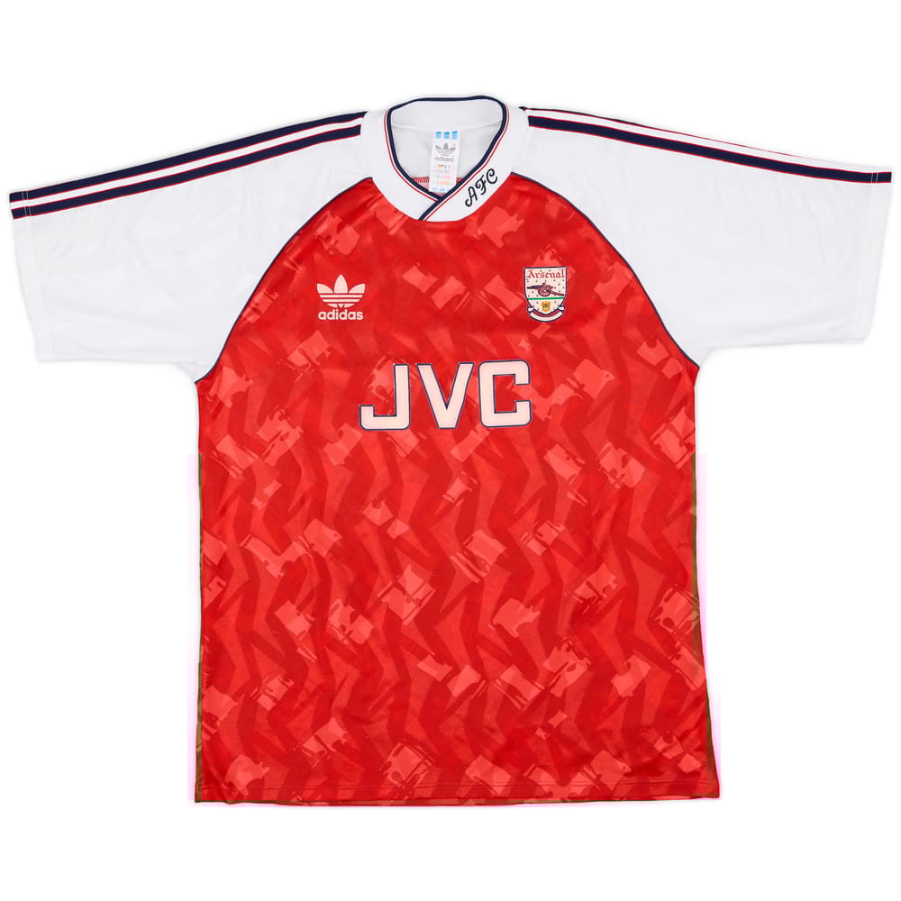 1990-92 Arsenal Home Shirt - 8/10 - (L/XL)