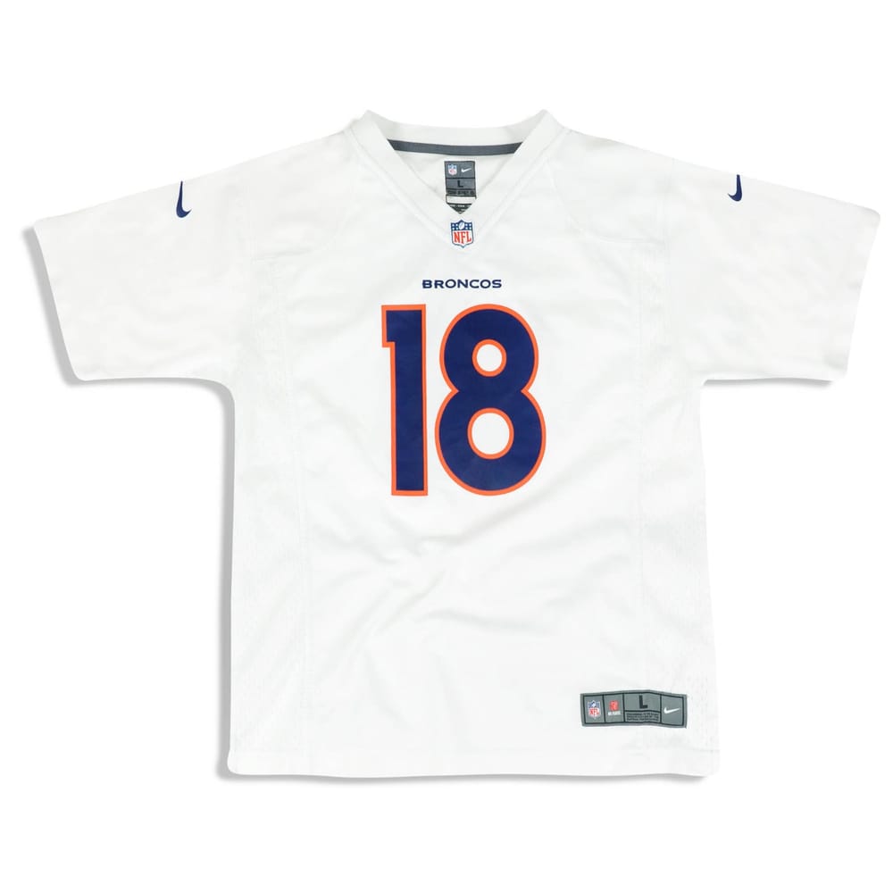 2012-15 Denver Broncos Manning #18 Nike Game Jersey (Away) Y