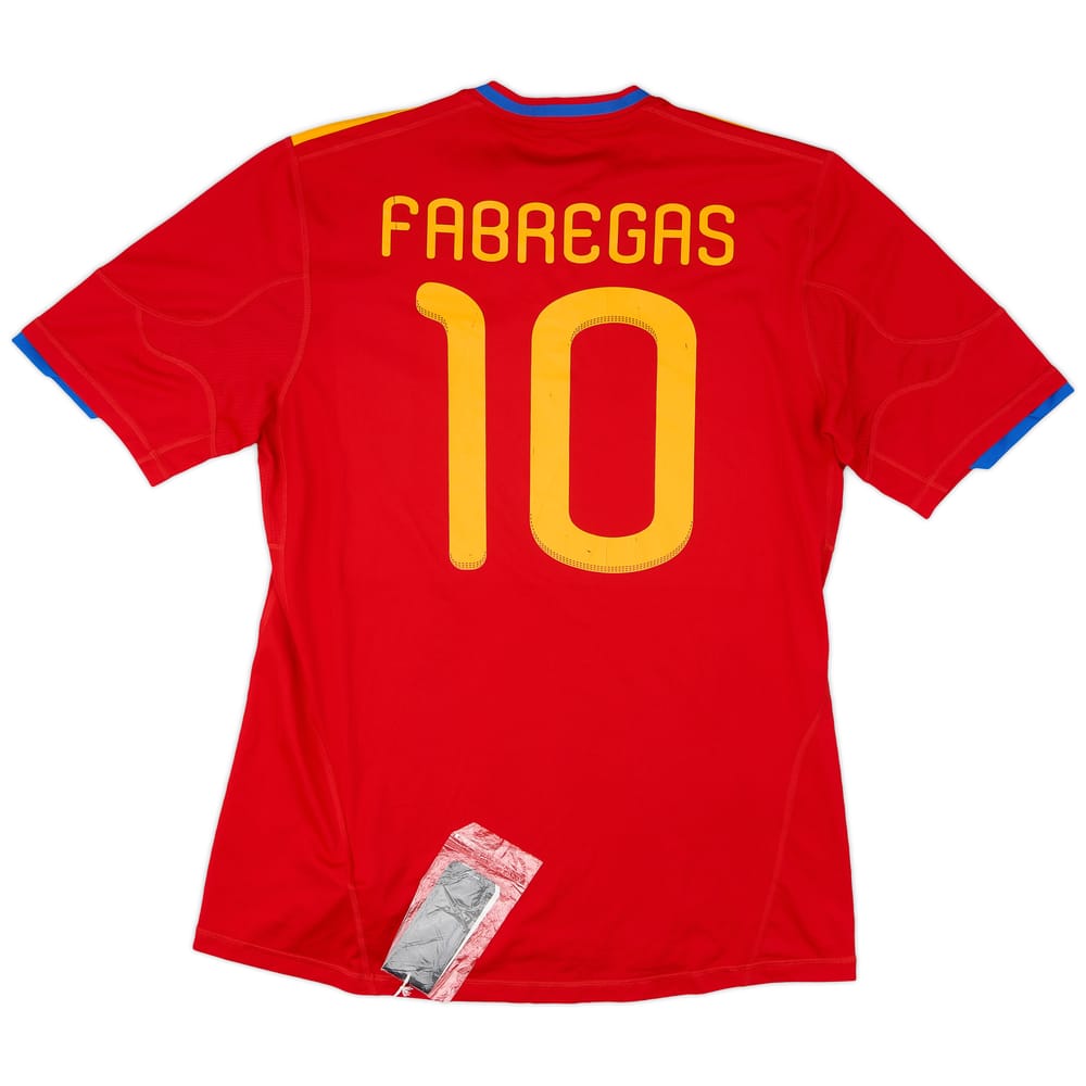 2009-10 Spain 'vs Honduras' Home Shirt Fabregas #10 (L)