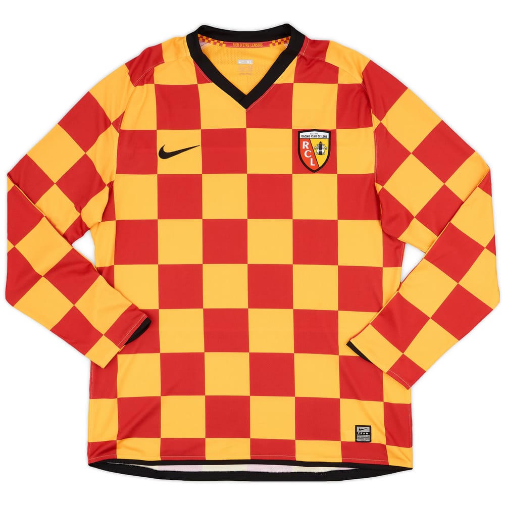 2008-09 Lens Player Issue Home L/S Shirt - 9/10 - (XL)