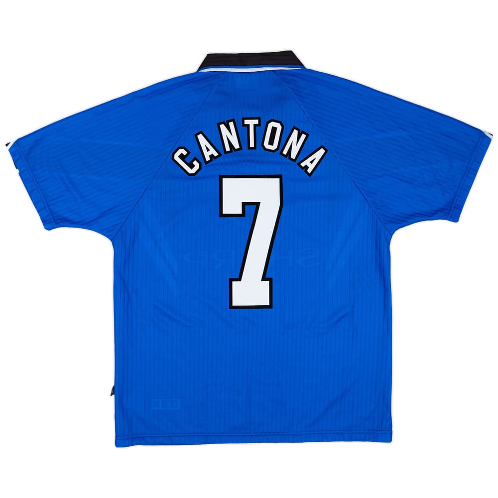 1996-98 Manchester United Third Shirt Cantona #7 - 6/10 - (L)