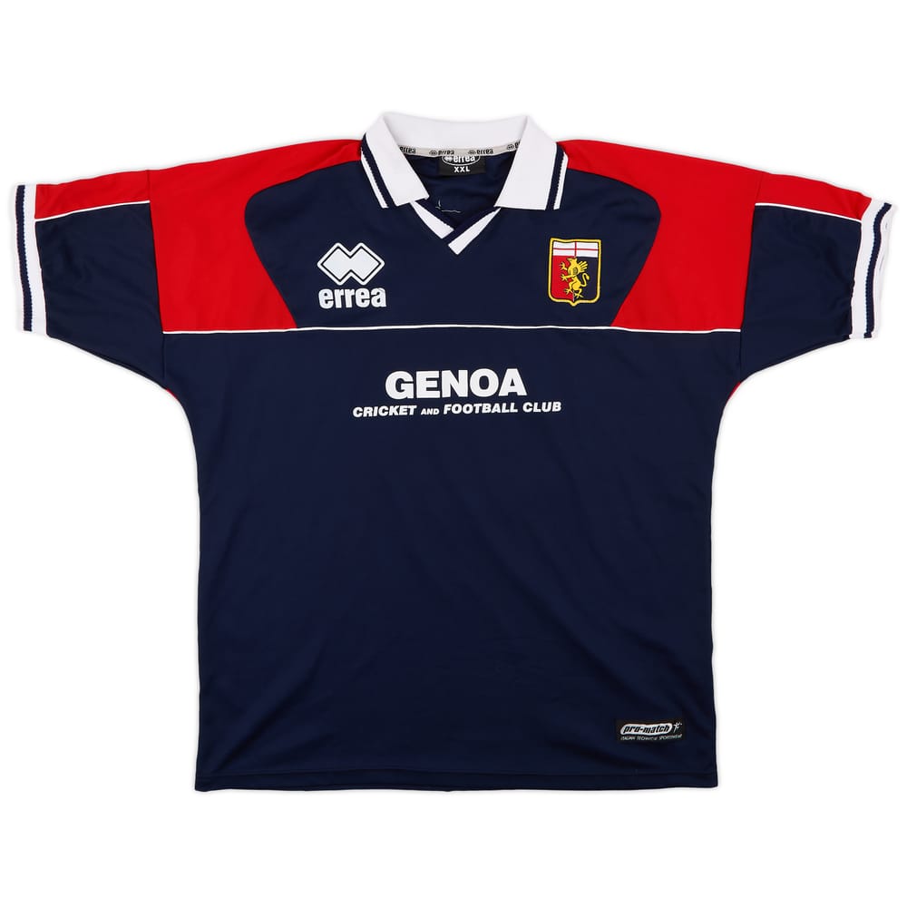 2002-03 Genoa Errea Polo Shirt - 8/10 - (XXL)