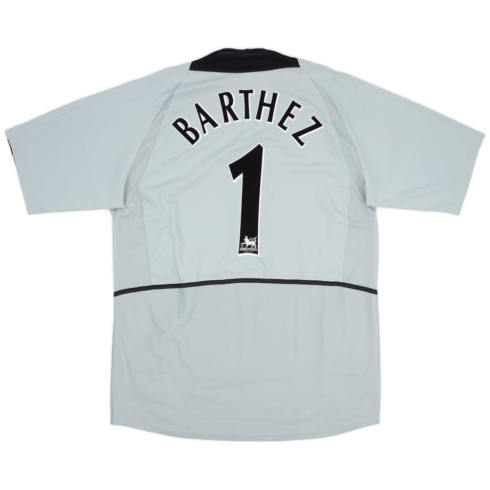 2002-04 Manchester United GK S/S Shirt Barthez #1 - 9/10 - (XL)