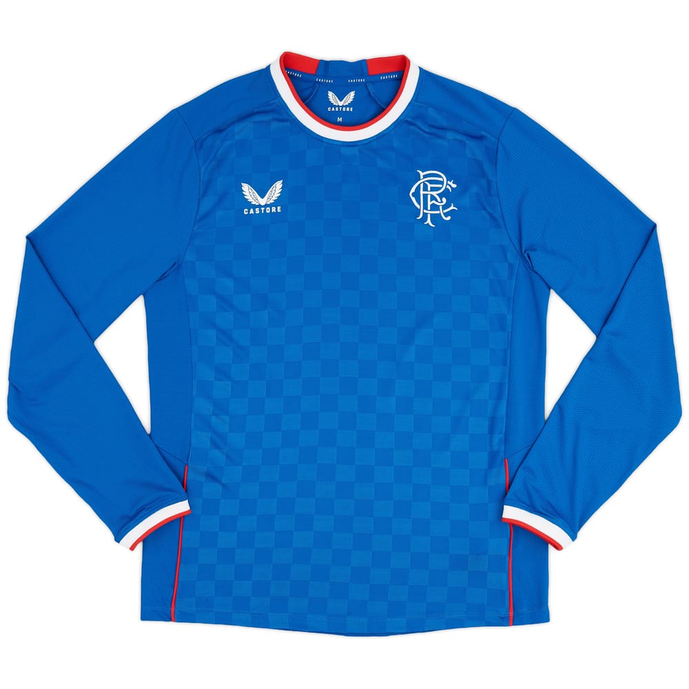 2022-23 Rangers Authentic Home L/S Shirt - As New