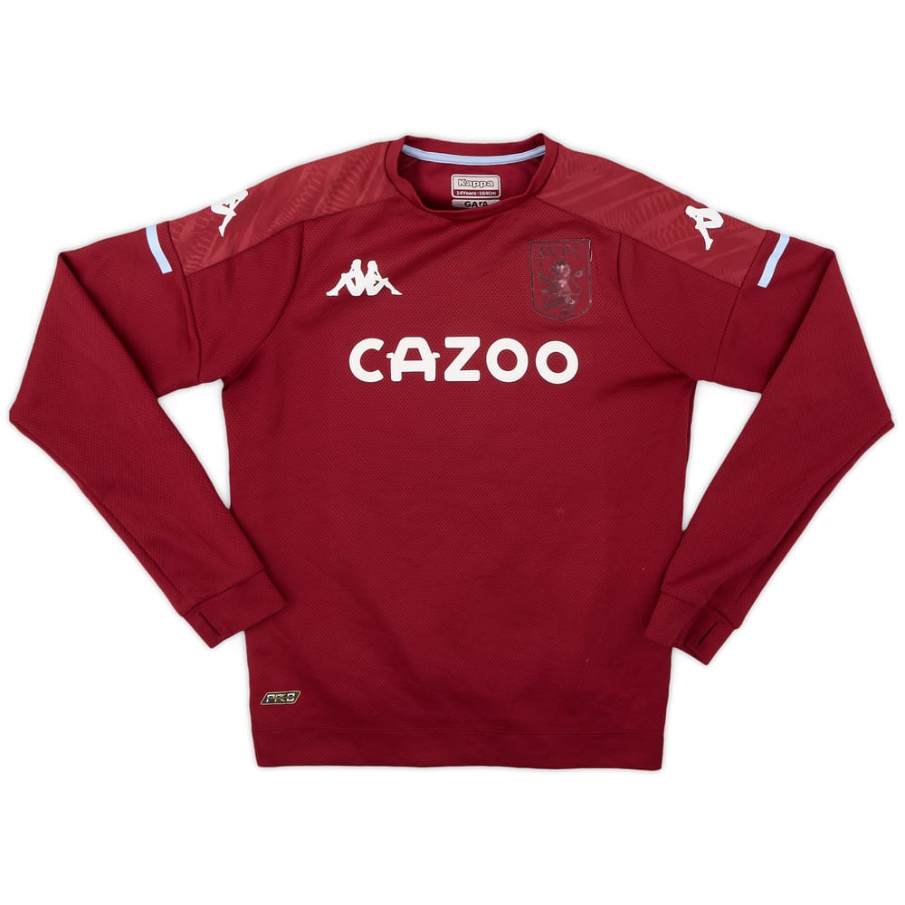 2020-21 Aston Villa Kappa Training Top - 4/10 - (L.Boys)