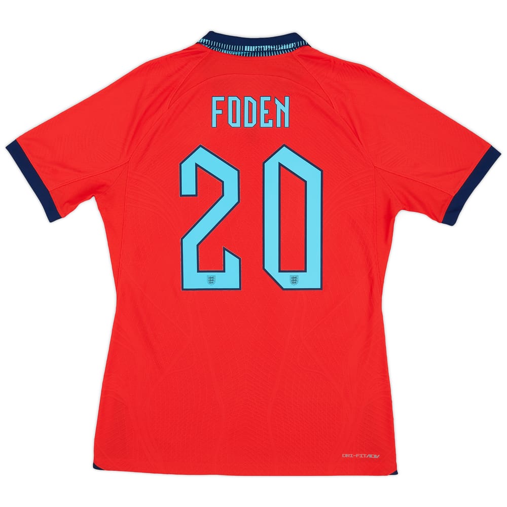 2022-23 England Player Issue Away Shirt Foden #20