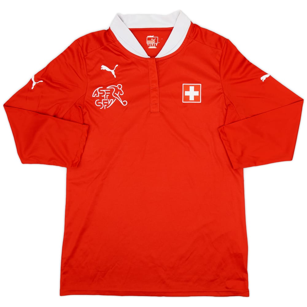 2012-13 Switzerland Home L/S Shirt - 8/10 - (Women's L)
